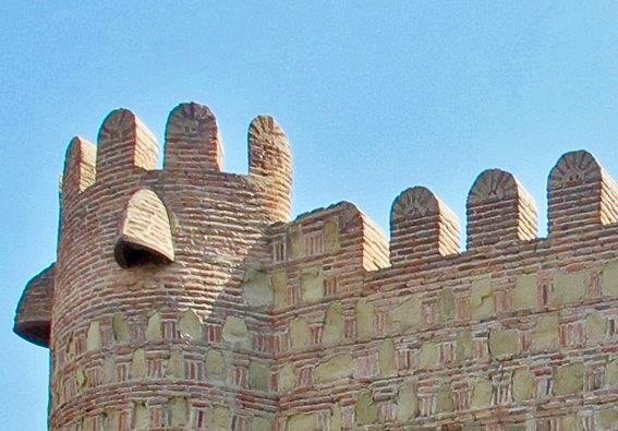 Festung Narikala über Tsbilisi