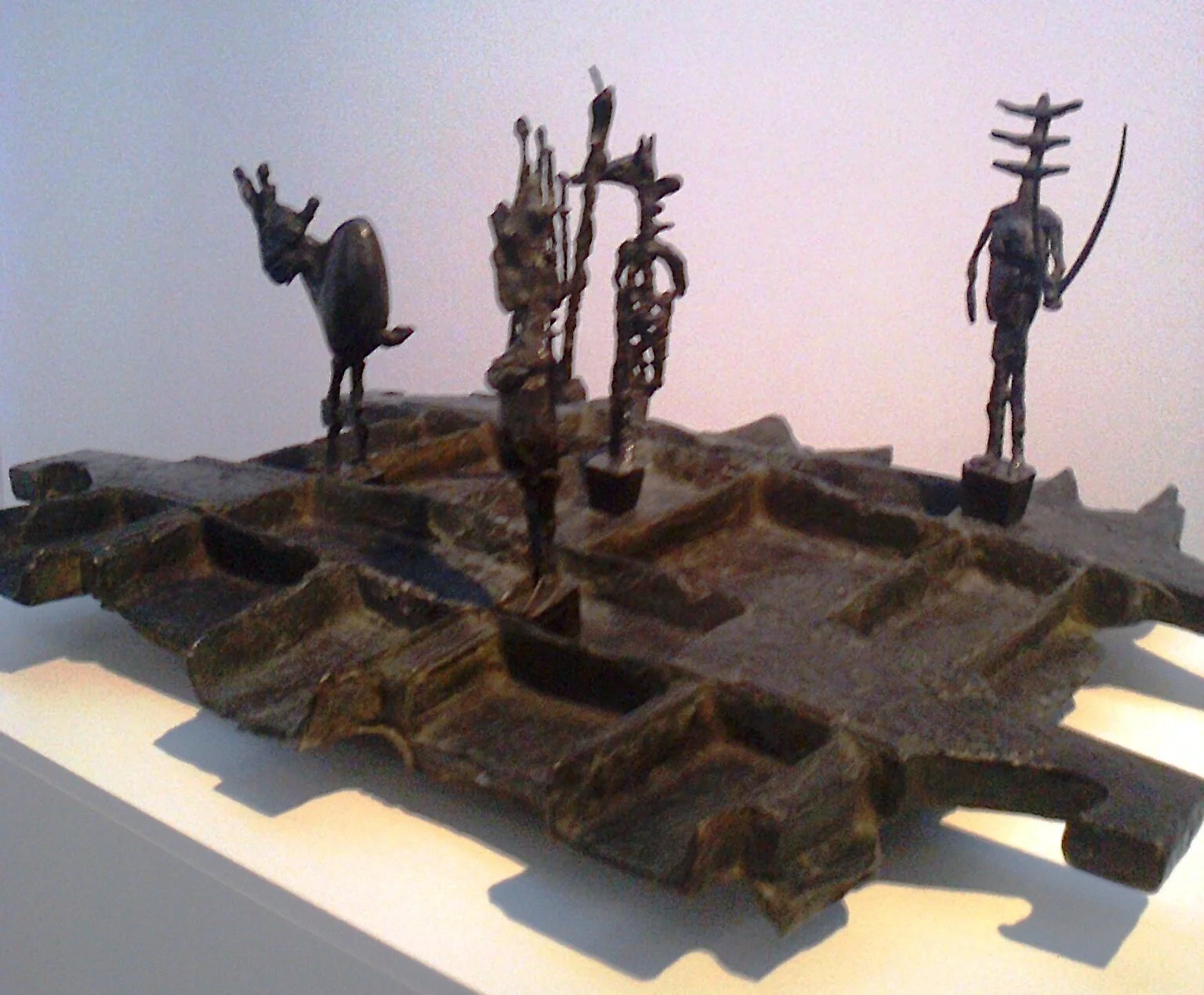 L’Echiquier (das Schachspiel), 1959, Bronze (Sammlung G. Richier) (Bild: Jeanine Pfenninger)