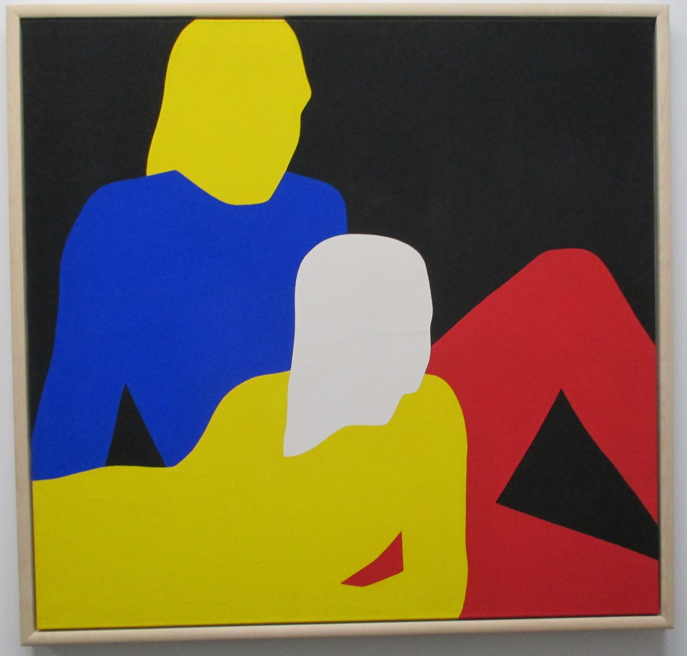 Franz Gertsch. Paar, 1969. Dispersion auf Leinwand. 115,5 x 120 cm. Im Besitze des Künstlers. AC-Preis 1966. (Bilder André Pfenninger)
