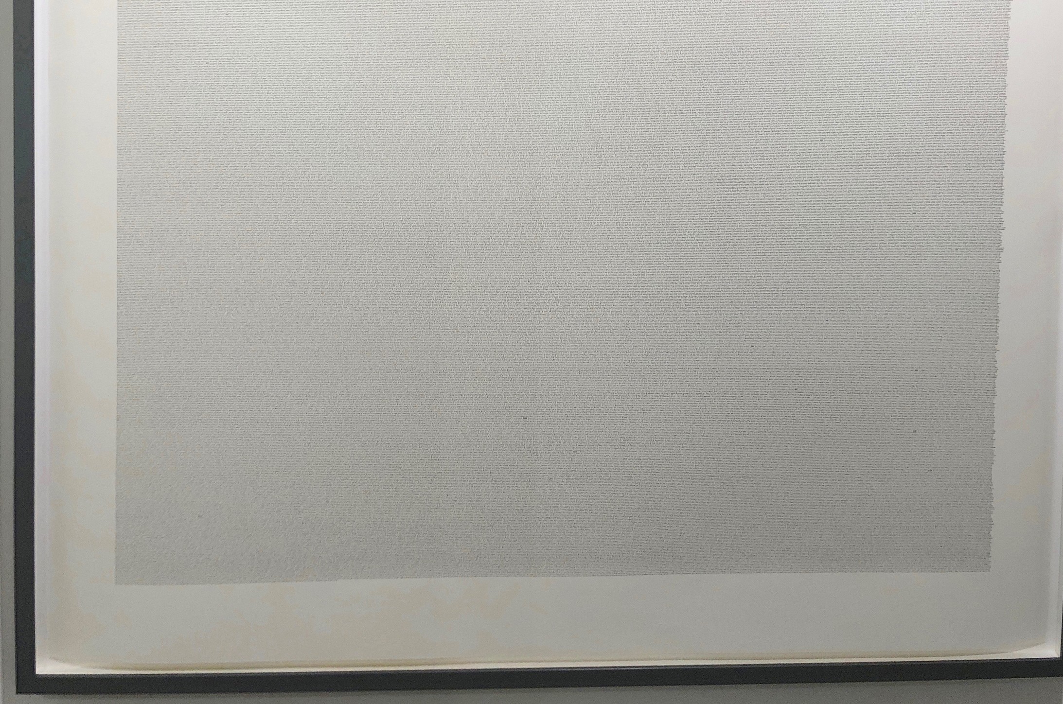 Philipp Goldbach: Mikrogramm, Bleistift auf Papier, Triste tropiques (Claude Levi-Strauss) 2017/Unikat, 192.5 x 150 cm (Ausschnitt)