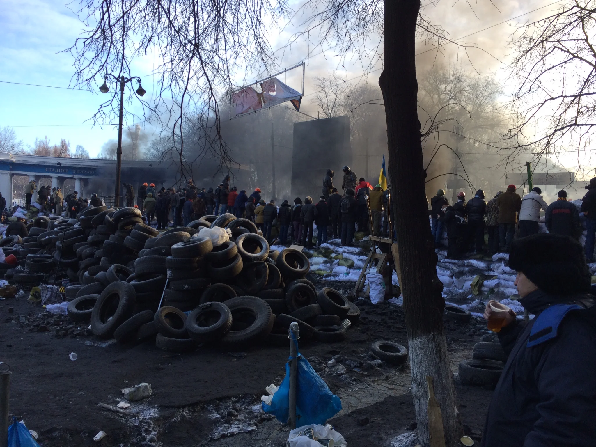 Am Rande des Kiewer Maidans, Winter 2013/14