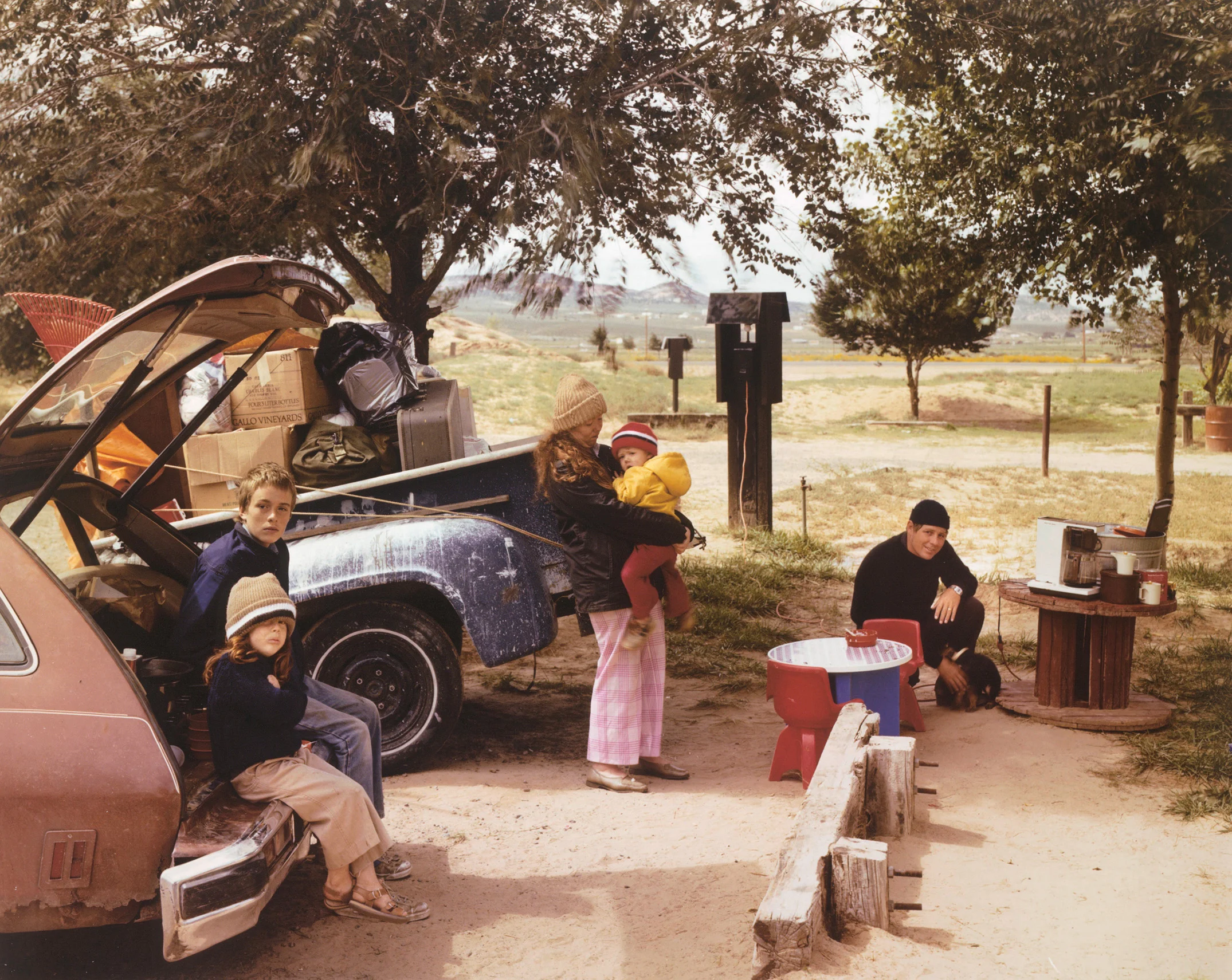 Joel Sternfeld, Staatlicher Campingplatz im Red Rock Park, Gallup, New Mexico, September, 1982, Digitaler C-Print
ALBERTINA, Wien – Dauerleihgabe der Österreichischen Ludwig-Stiftung für Kunst und Wissenschaft © Courtesy Joel Sternfeld and Buchmann Galerie, Berlin 2021
