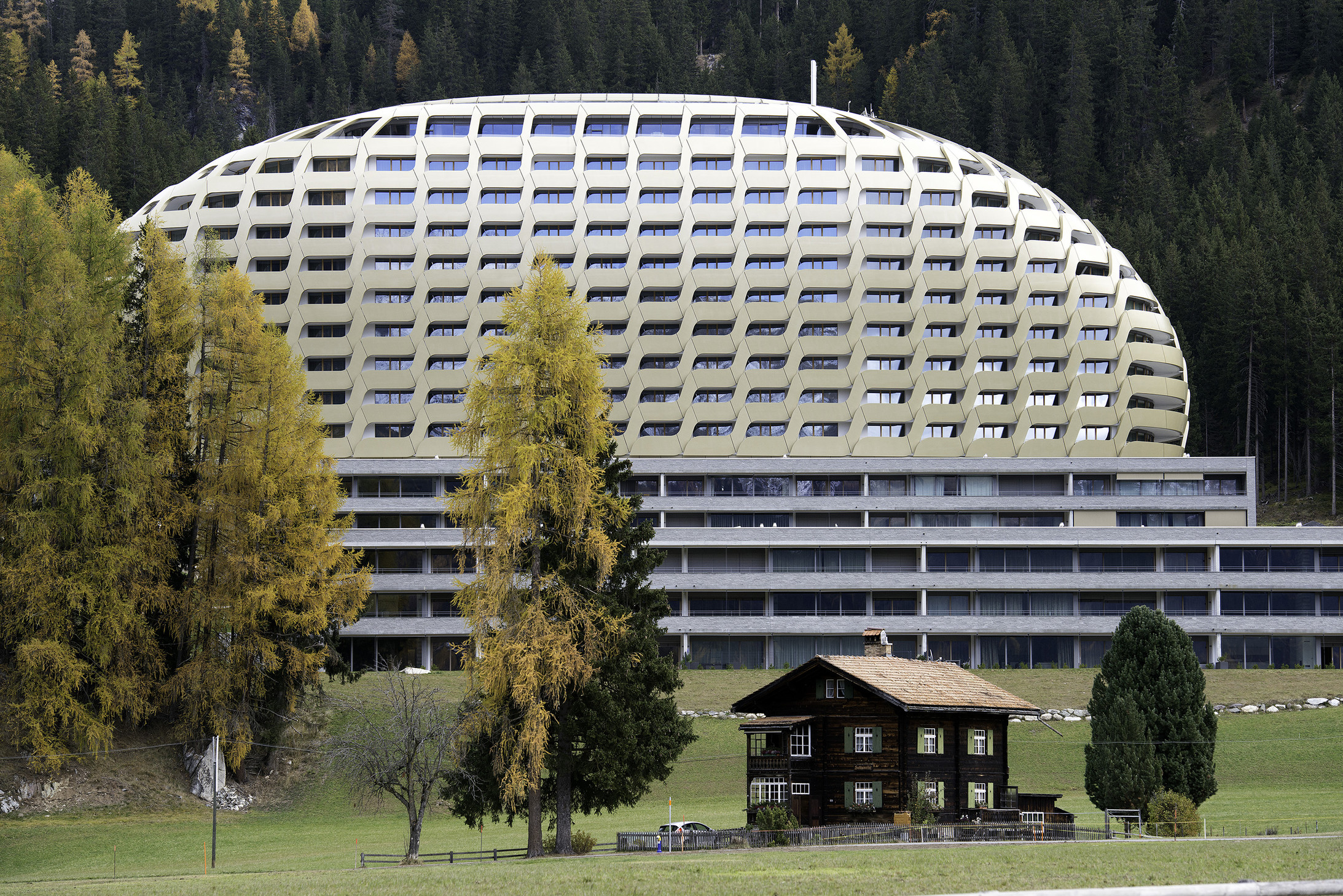 Davos. Hotel InterContinental und Residences. ©Hans Peter Jost