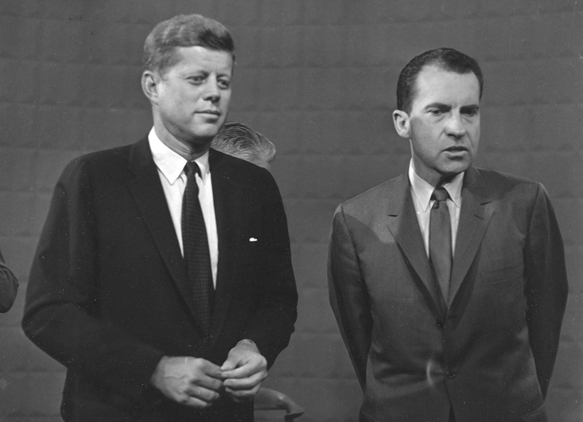 Die Fernsehzuschauer sehen Kennedy als Sieger, die Radiohörer sprechen sich mehrheitlich für Nixon aus. (Foto: Keystone/AP)