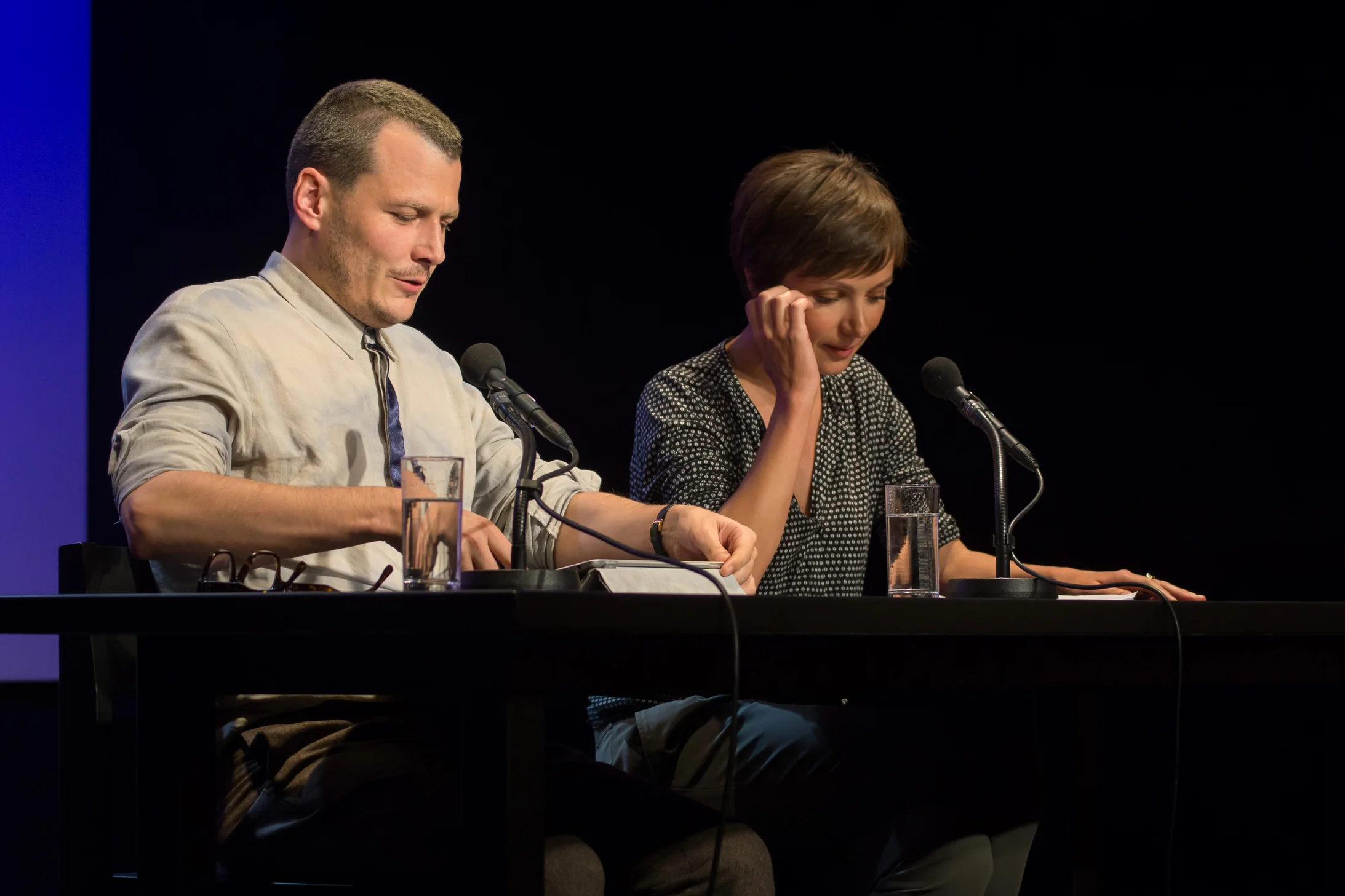 Julia Koschitz und Manuel Rubey lesen aus «On Chesil Beach». © Fotostudio Erhard Hois-3860 Heidenreichstein