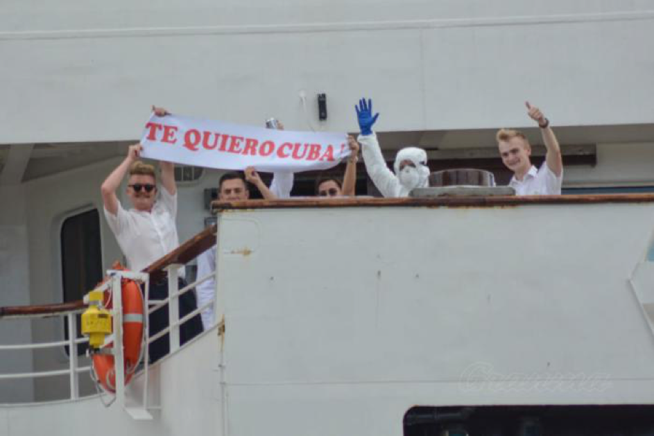 Die Passagiere der MSBraemar danken Kuba
