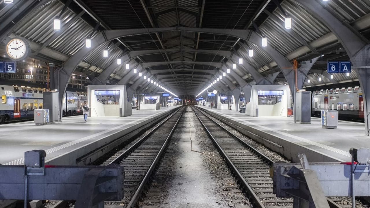 Hauptbahnhof Zürich (Foto: Keystone/Ennio Leanza)