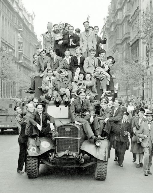London, 8. Mai 1945: Siegesfeiern