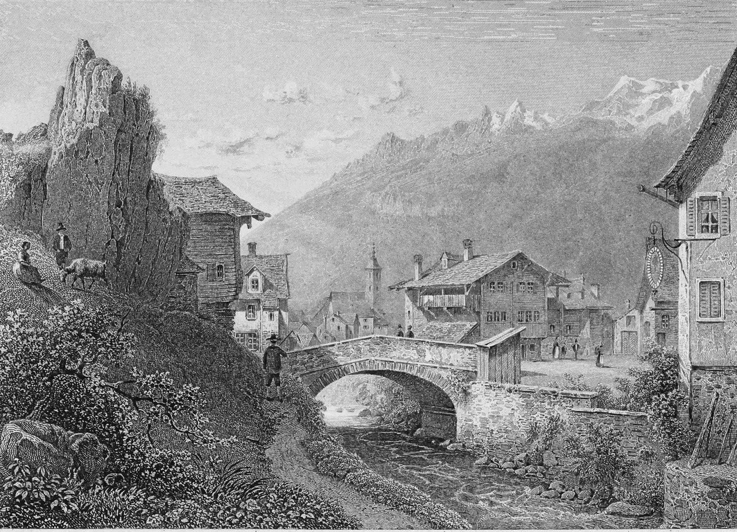 Andermatt um 1870