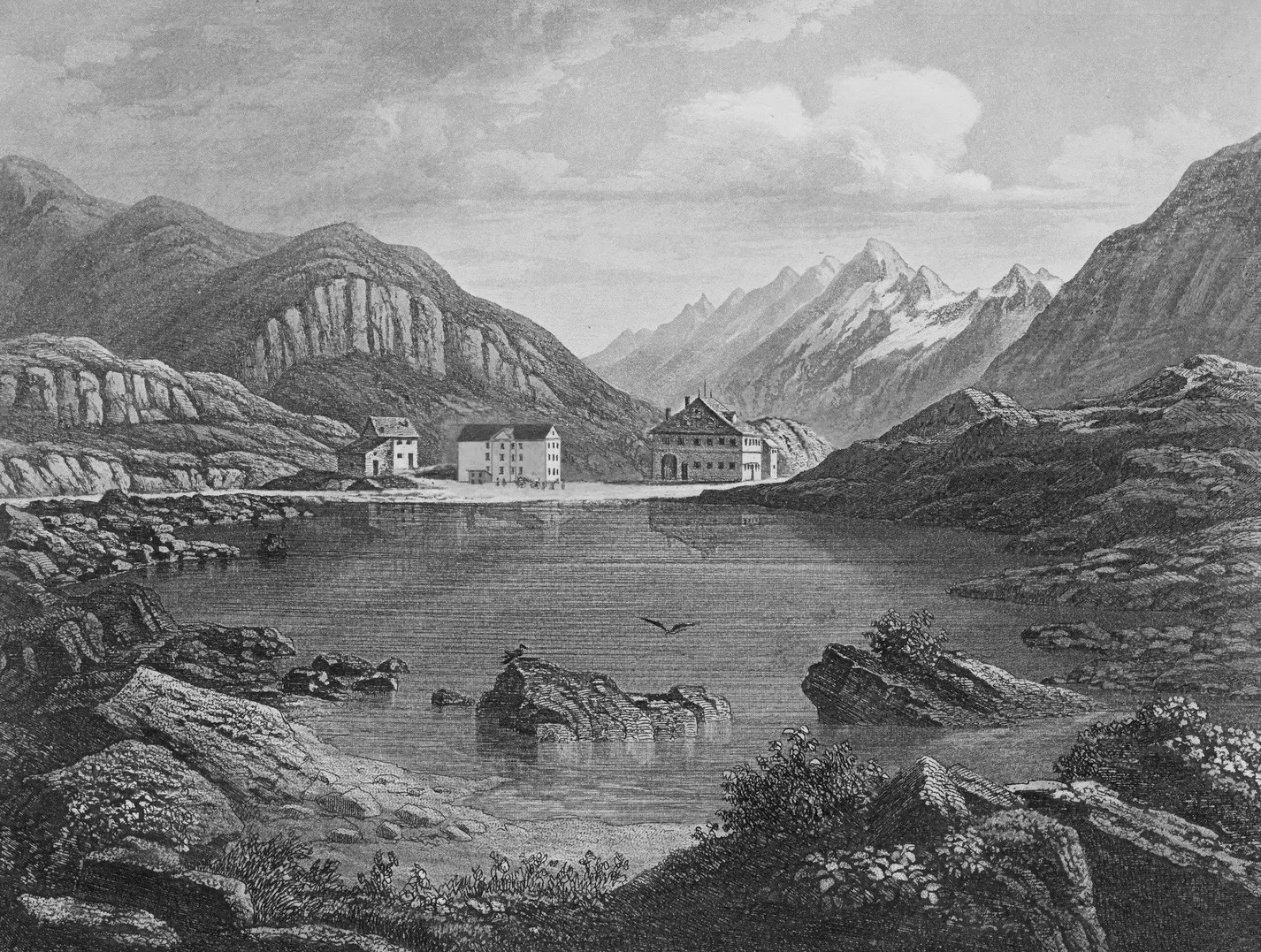 Gotthard, Passhöhe, 1870