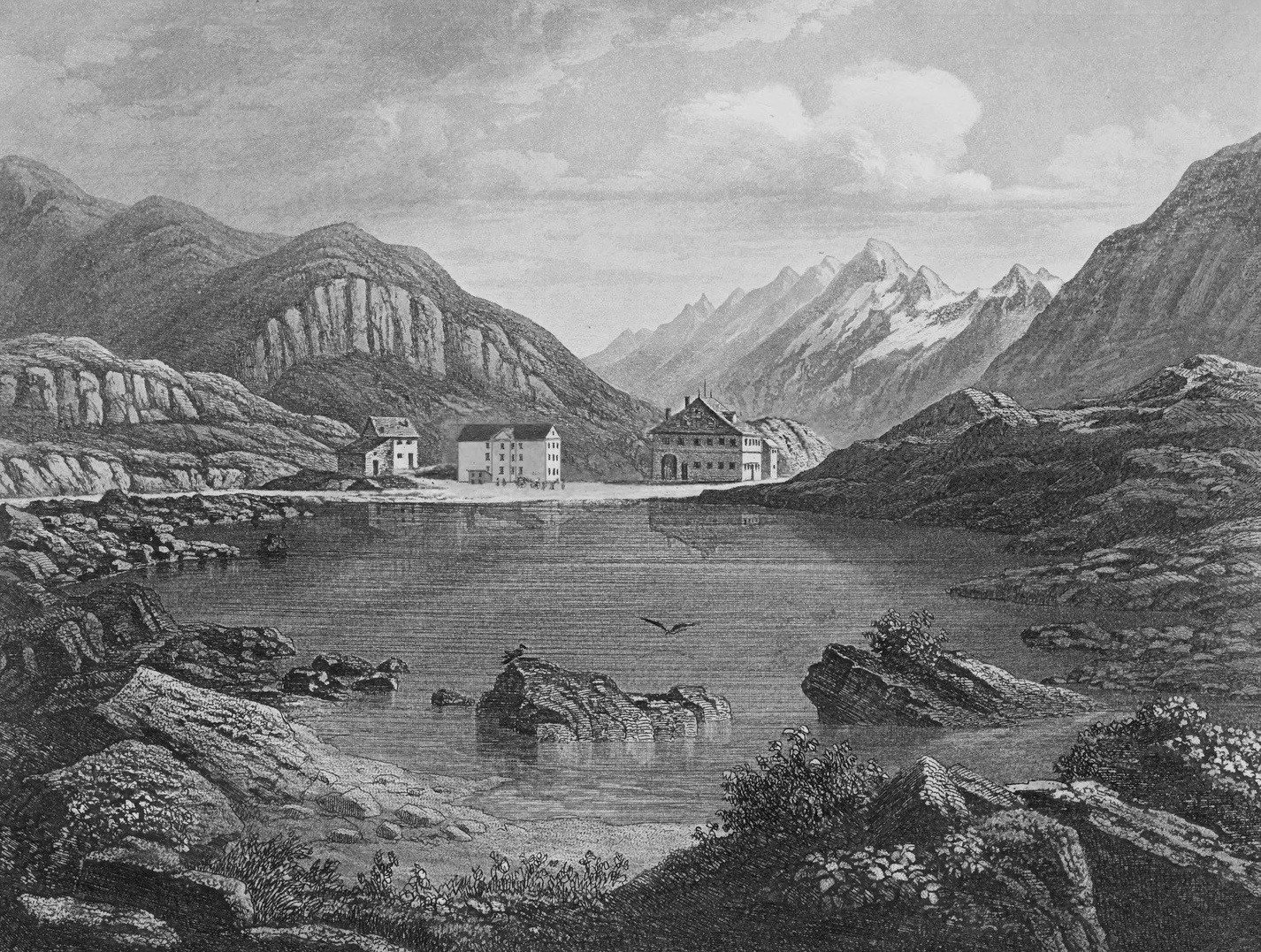 Gotthard, Passhöhe, 1870
