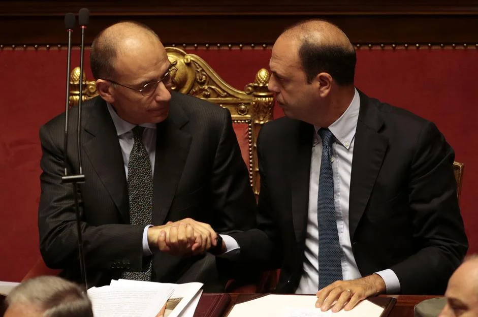 Enrico Letta und Angelino Alfano