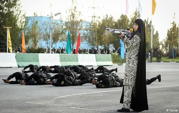 Manöver der Spezialeinheit der Revolutionsgarden „Nopo“ – Vorbereiten für den Ernstfall innerhalb des Landes – Foto: Januar 2018, © Iranjournal