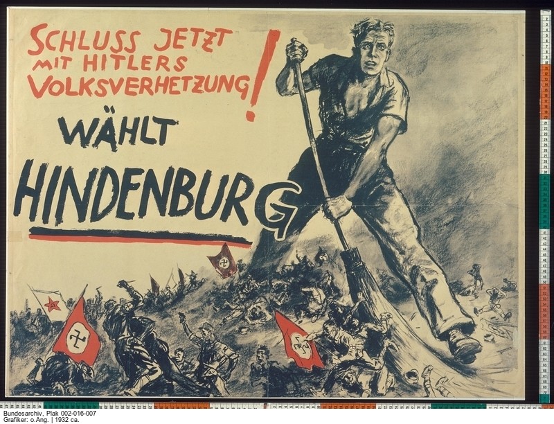 (Bild: Deutsches Bundesarchiv, 1932, Plakat 002-016-007)
