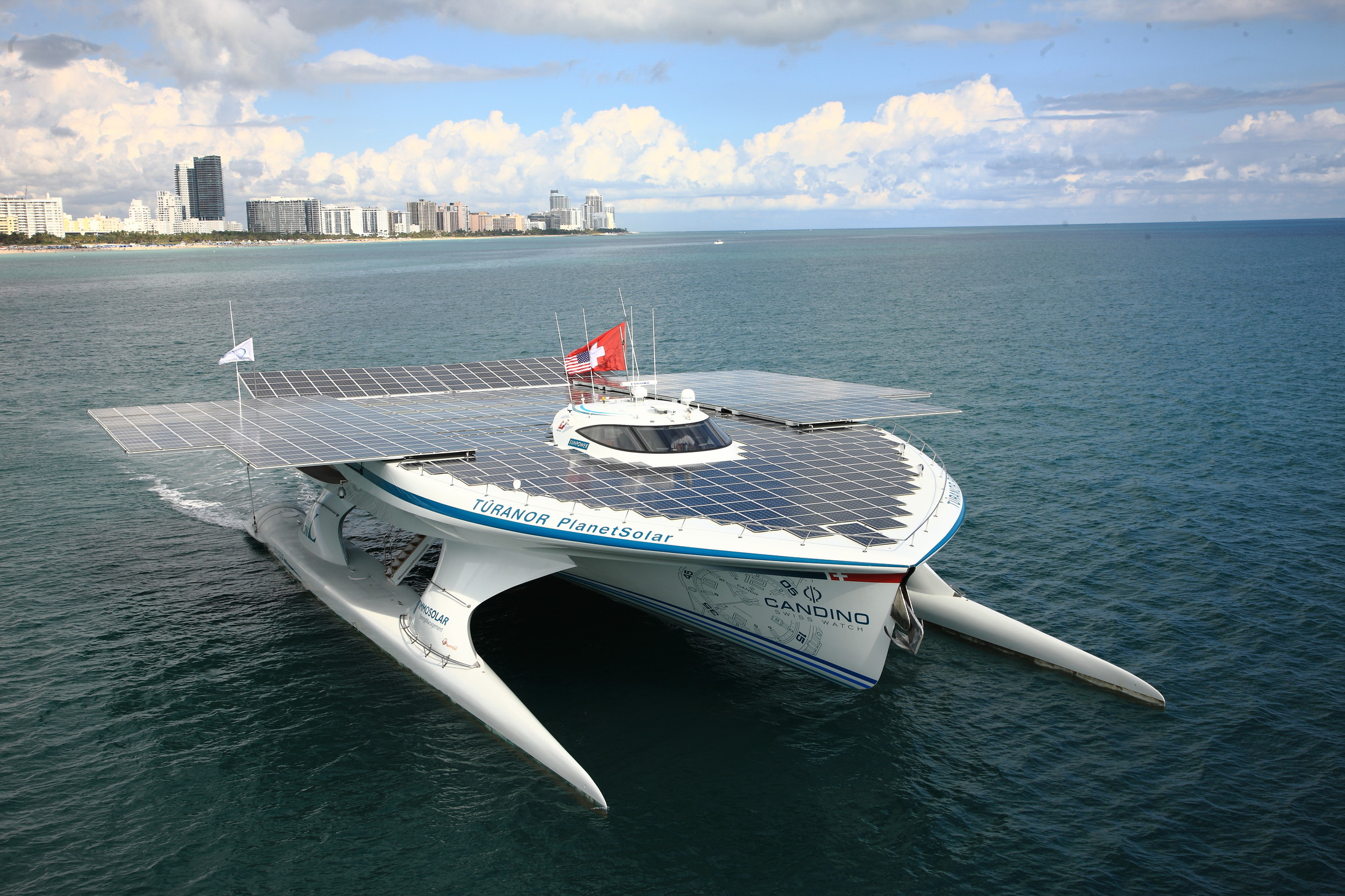Das Schweizer Solarschiff «Tûranor PlanetSolar»