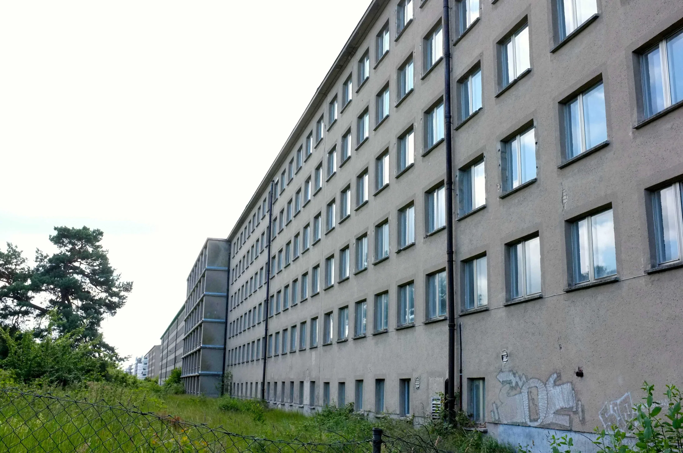 KdF-Anlage Prora, südliche Bettenhäuser (Foto: Journal 21)