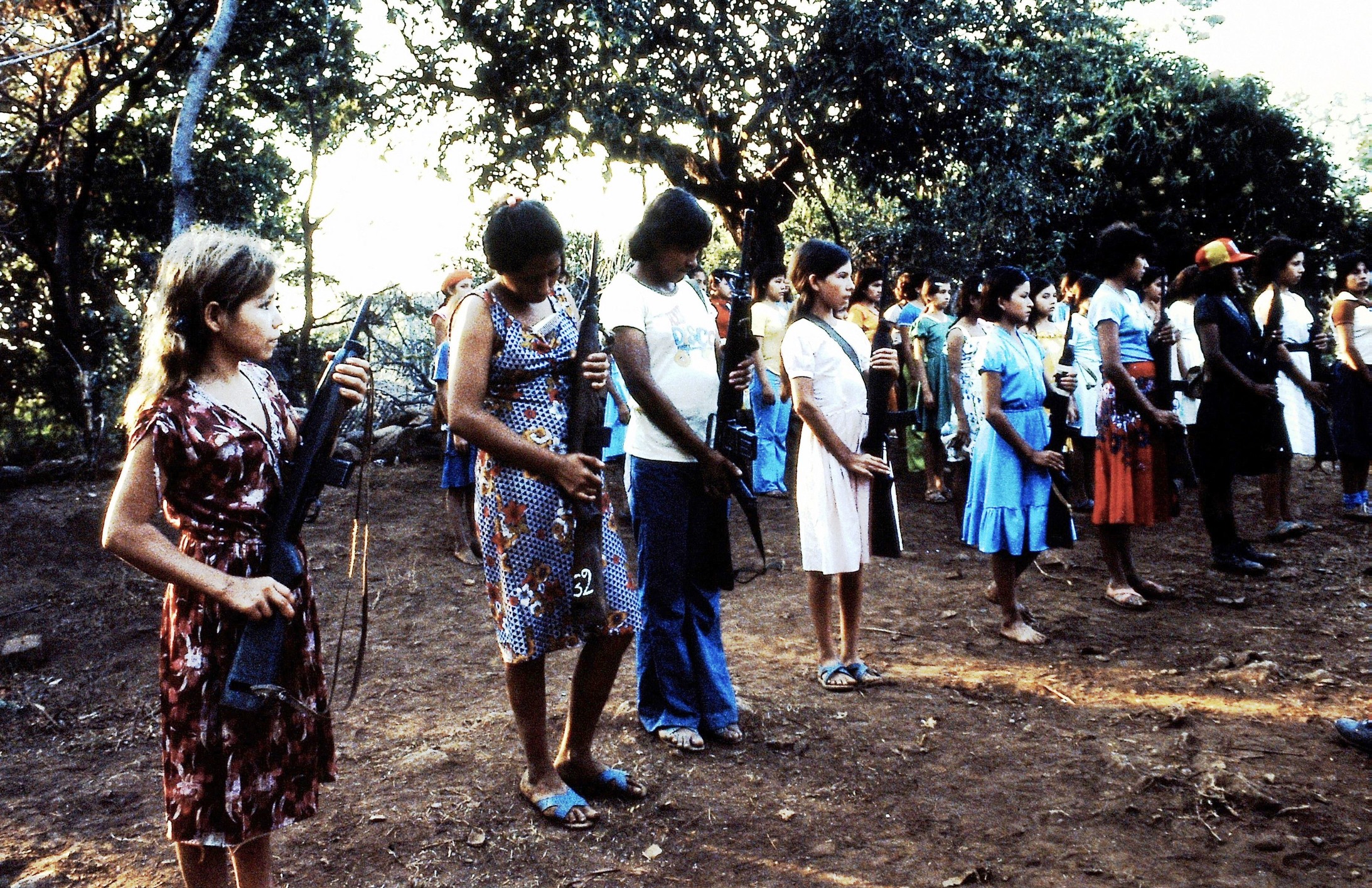 Foto von Armin Wertz aus der salvadorianischen Guerillazone in Usulután, März 1982 