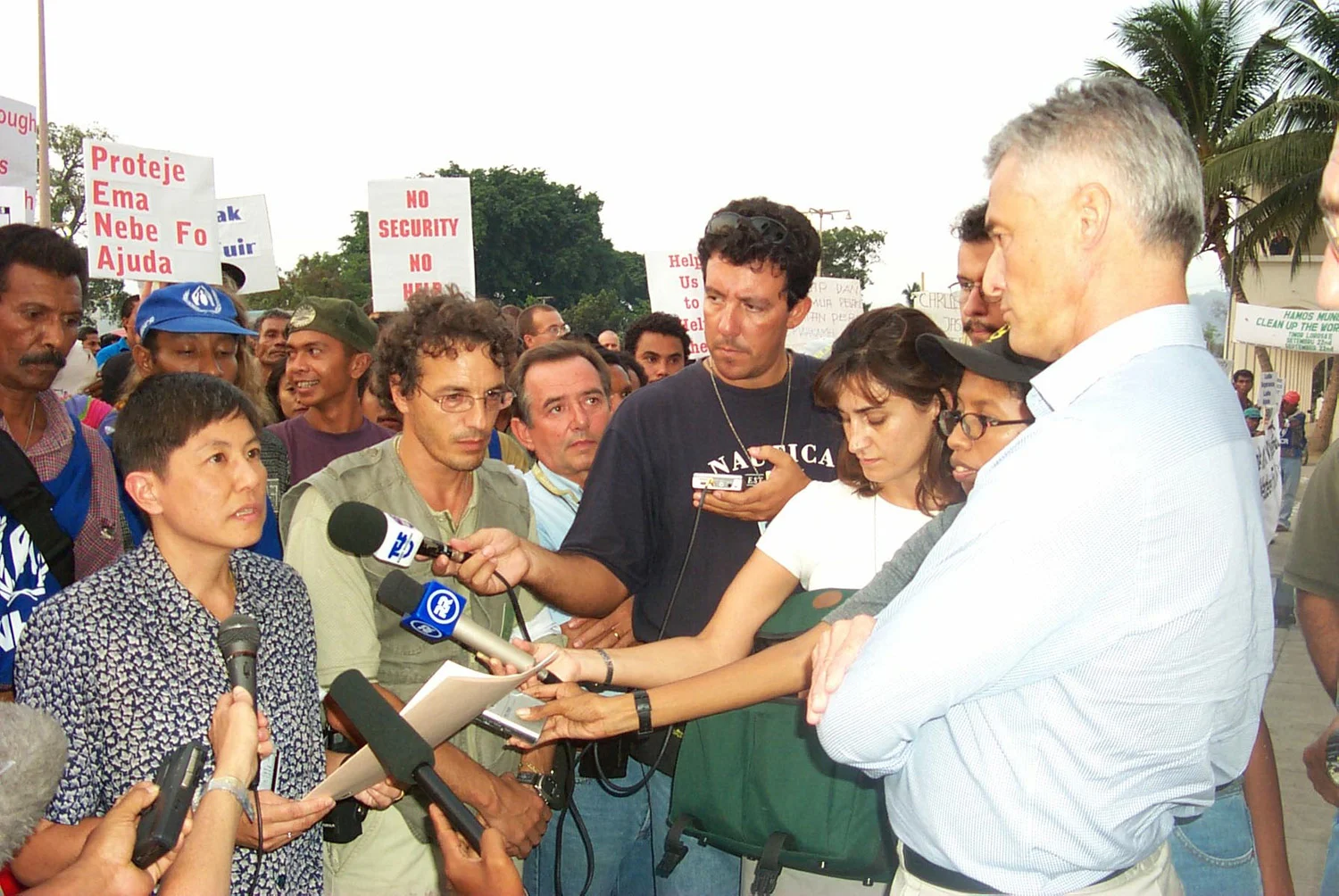 Sergio de Mello in der Demokratischen Republik Timor-Leste (Osttimor). (Foto: Annick Stevenson)