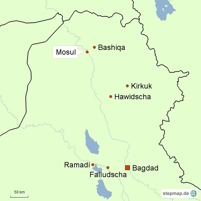Irak (Karte: Journal21.ch/stepmap.de)