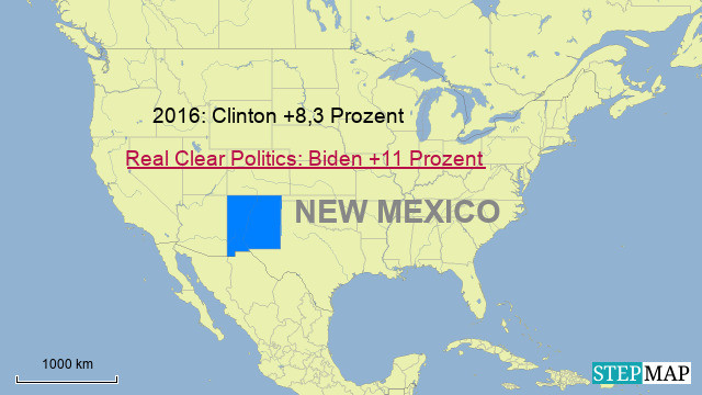 New Mexico, 5 Wahlleute