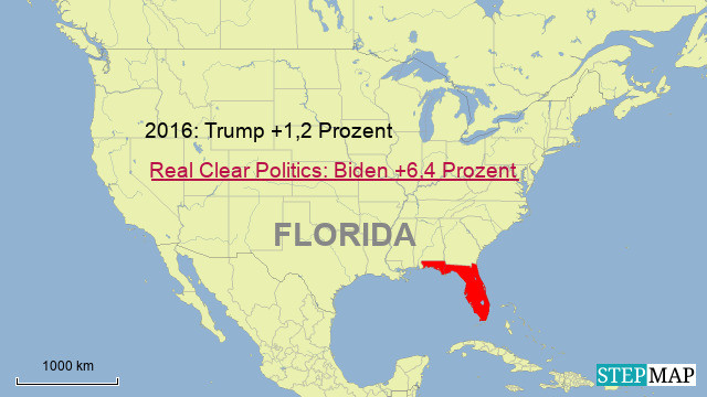 Florida, 29 Wahlleute