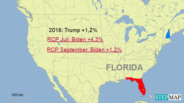 Florida: 29 Wahlleute