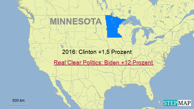 Minnesota, 10 Wahlleute