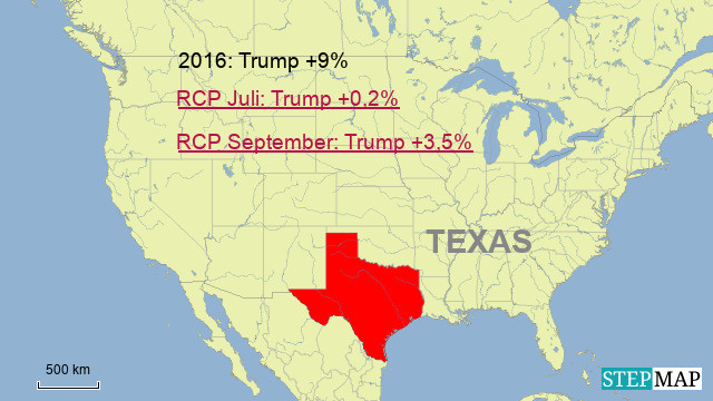 Texas: 38 Wahlleute