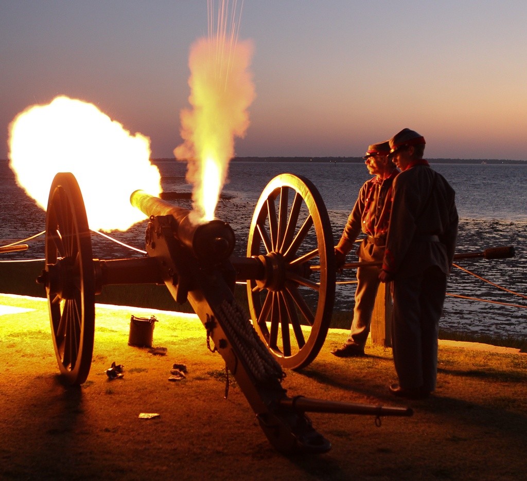 Vor 150 Jahren: Die ersten Kanonenschüsse auf Fort Sumter. Gedenkveranstaltung am 12. April 2011