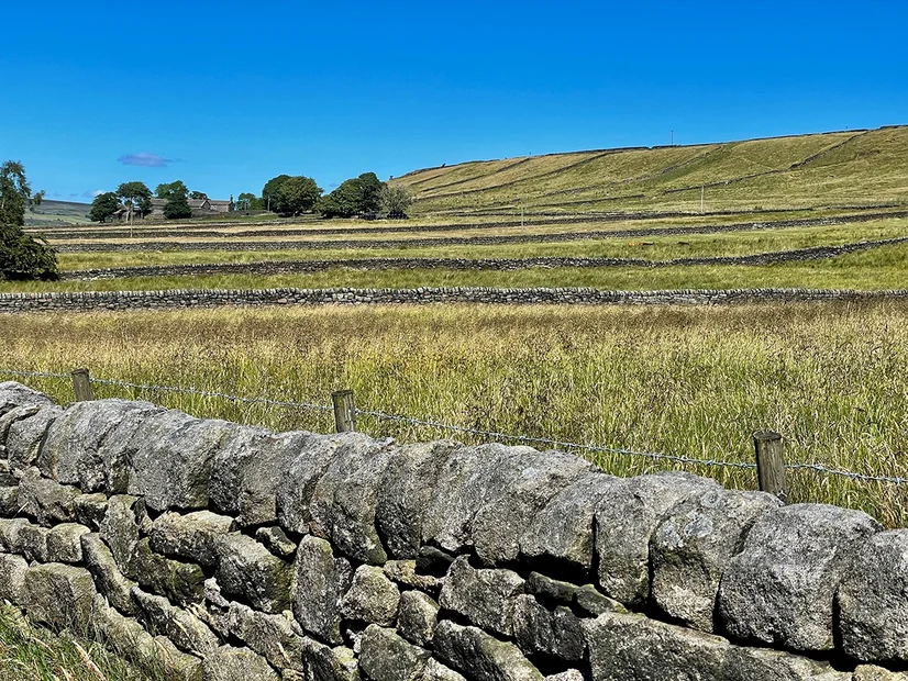 Mauern bei Hebden Bridge