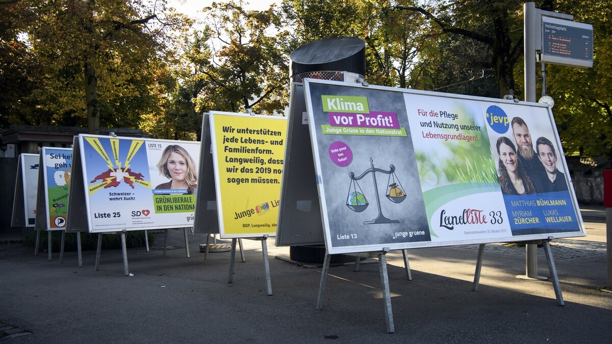 Plakate in Bern