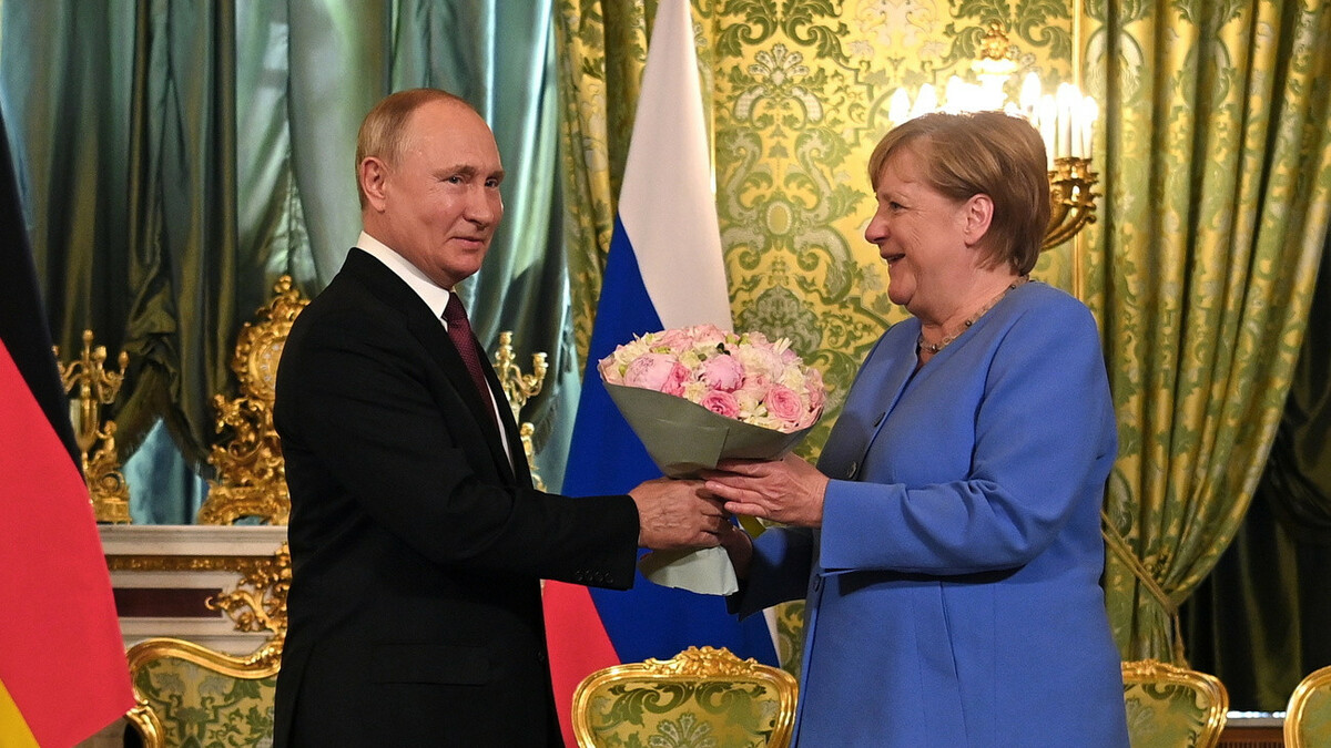 Putin, Merkel