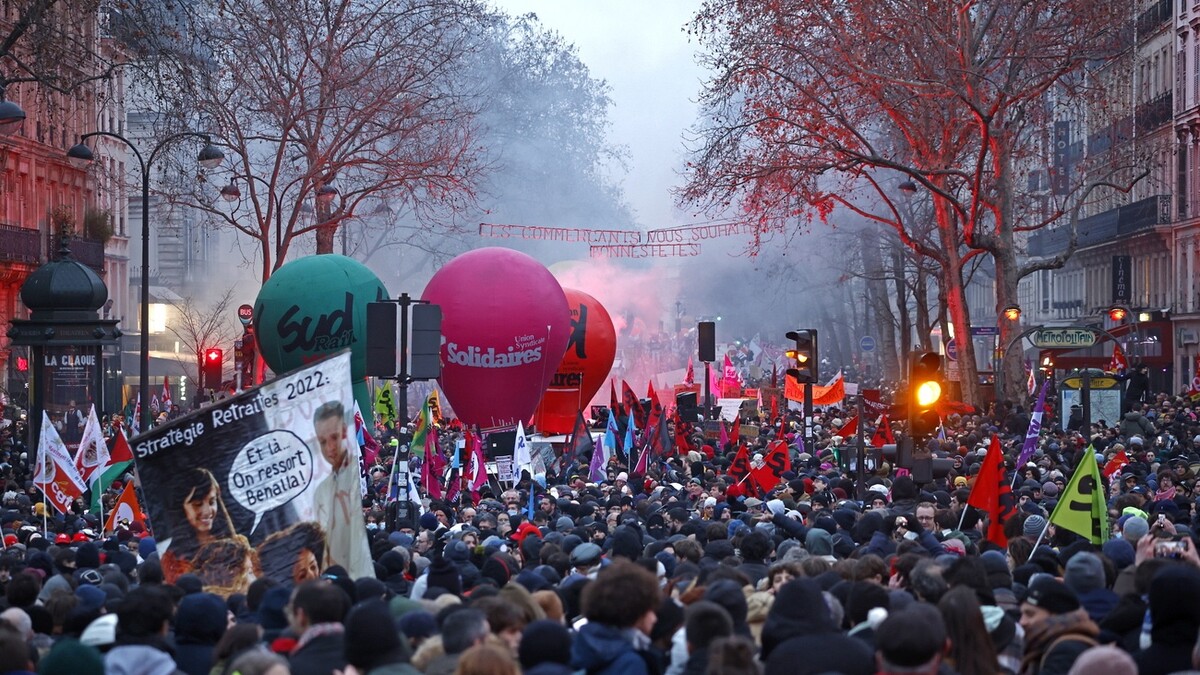 Streik Rentenreform Paris