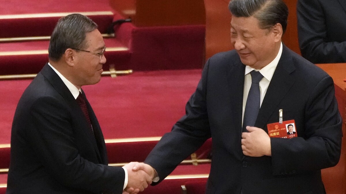 Li Qiang und Xi Jinping