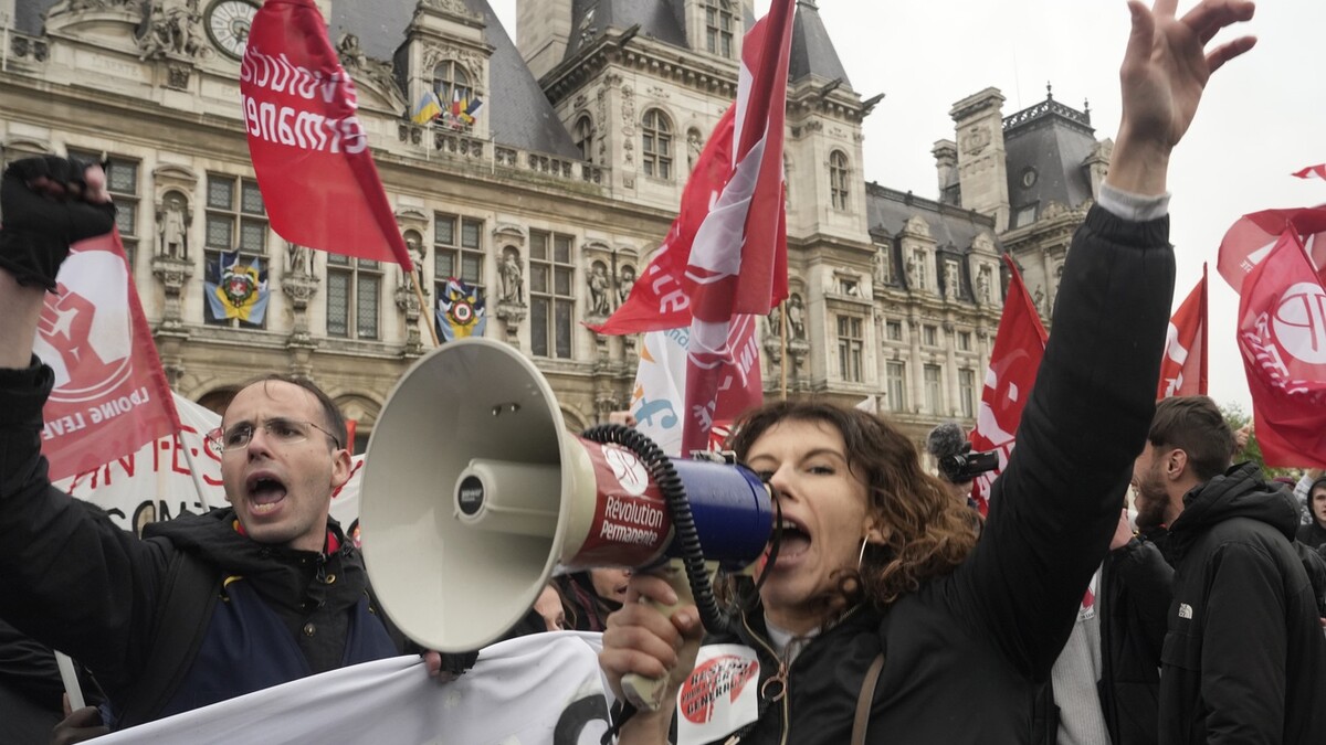 Paris Proteste Rentenreform