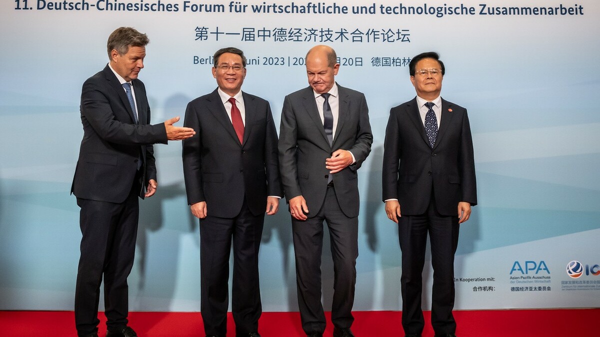 Chinesisch-deutsche Gespräche in Berlin