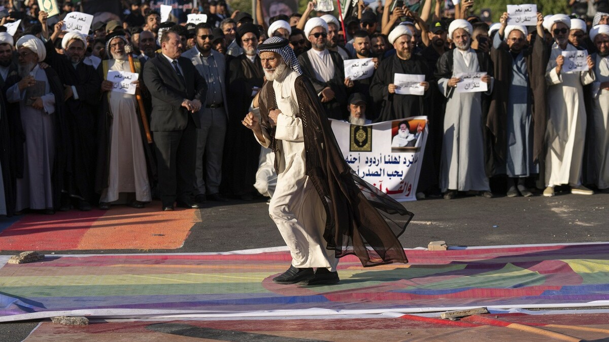 Protest in Bagdad 