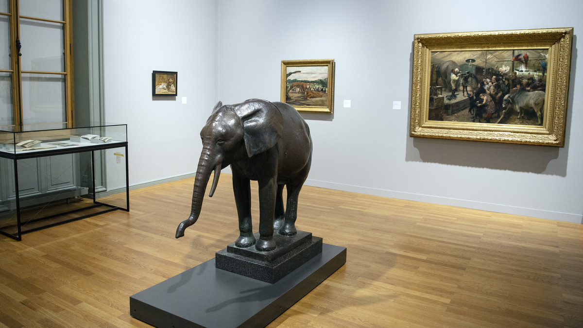 Ein Elefant von August Gaul im Kunstmuseum Bern (Foto: Keystone/Peter Schneider)