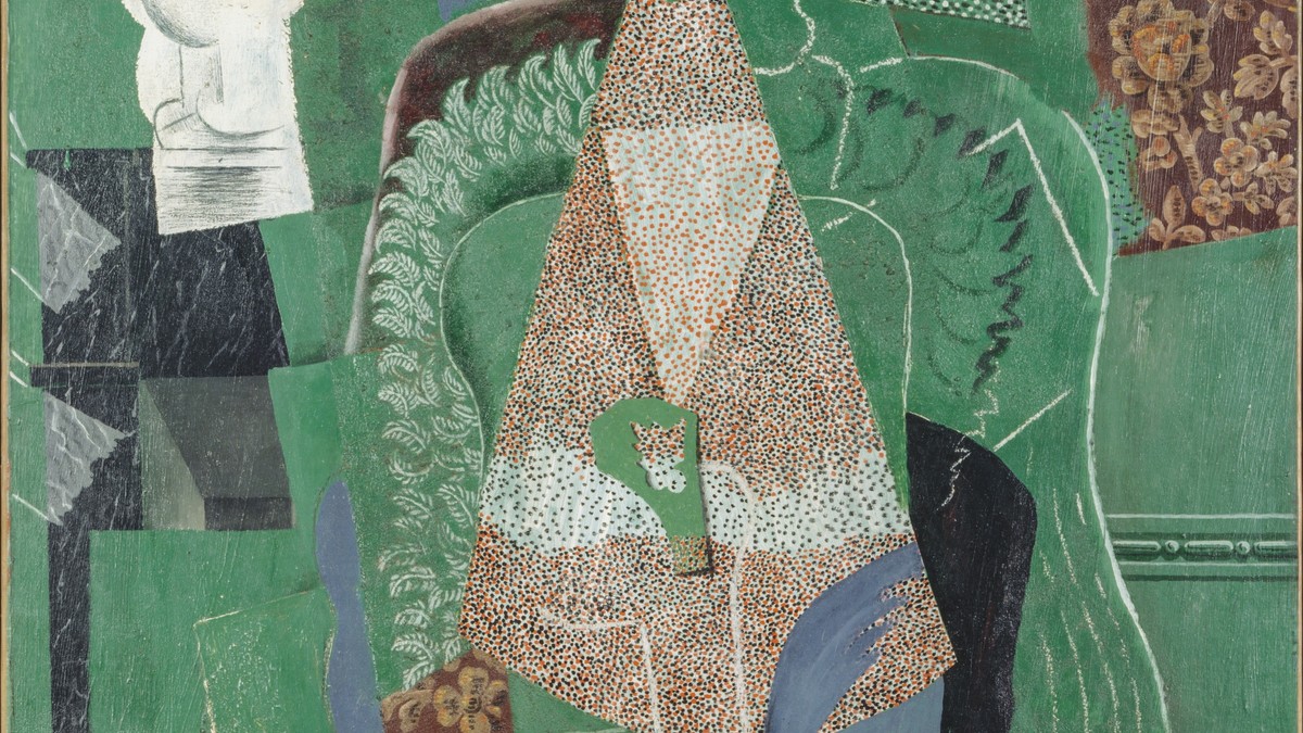 Pablos Picasso: Mädchenbildnis, 1914, Centre Pompidou. Bild: Julian Salinas