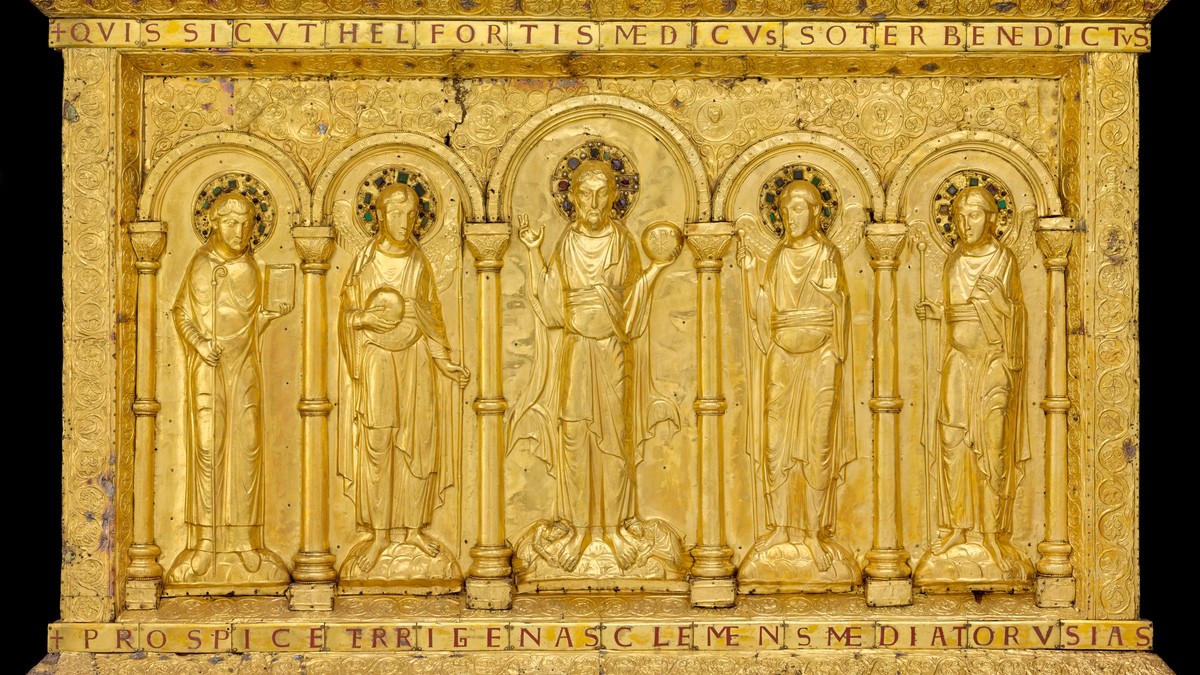 Goldene Altartafel. Vor 1019. Musée national du Moyen Age, Paris
