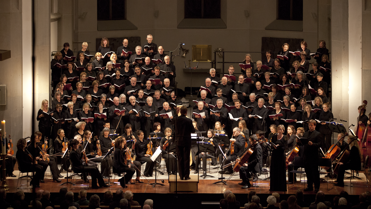 Der Chor Audite Nova Zug bei einem Konzert 2013 (Foto: Audite Nova, © Victor Zoller)