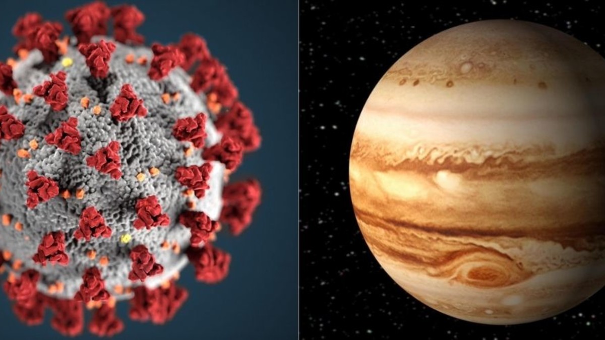 Mikrokosmos und Makrokosmos: das Coronavirus und der Planet Jupiter