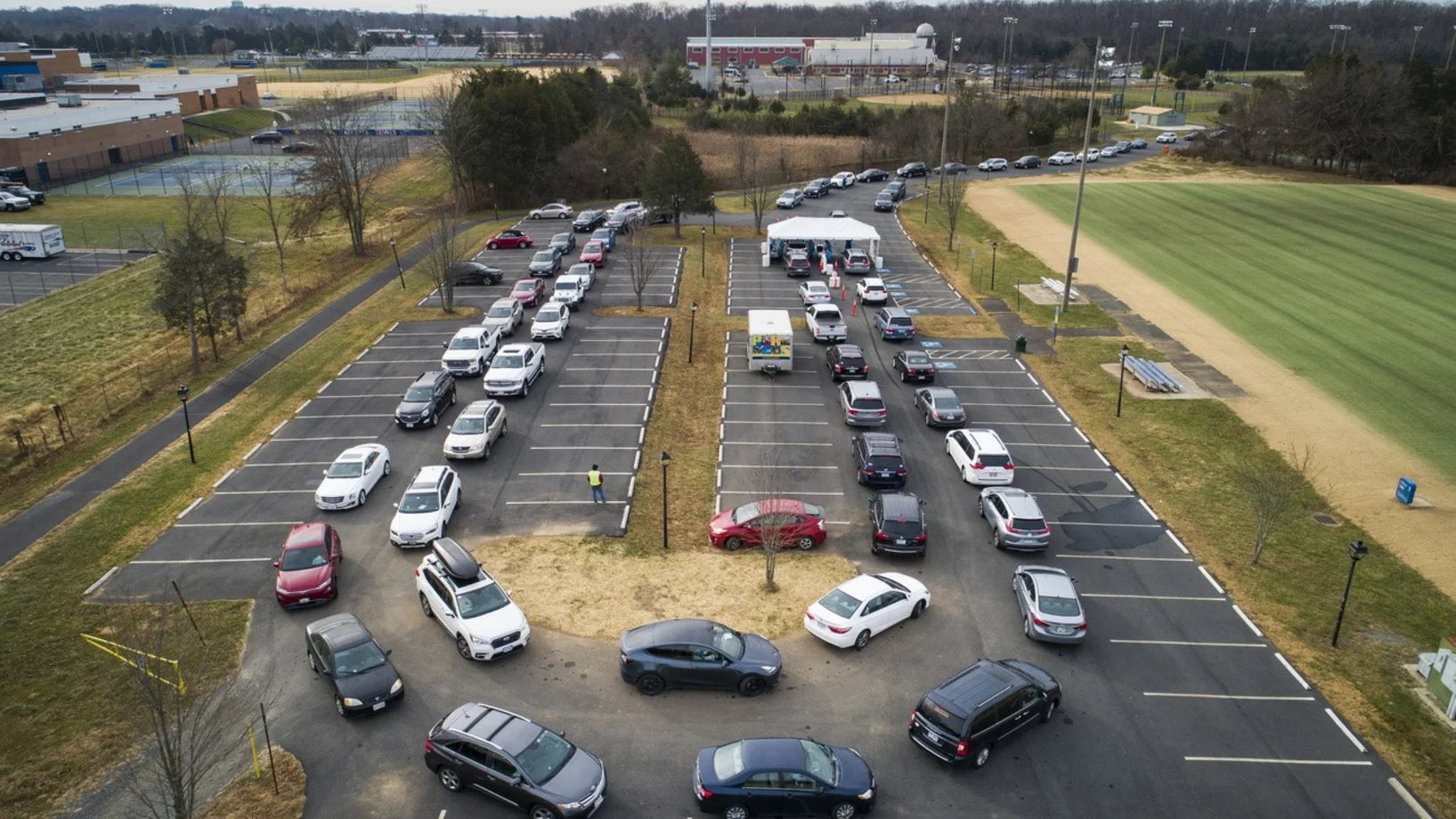 Drive-in Testen in Virginia