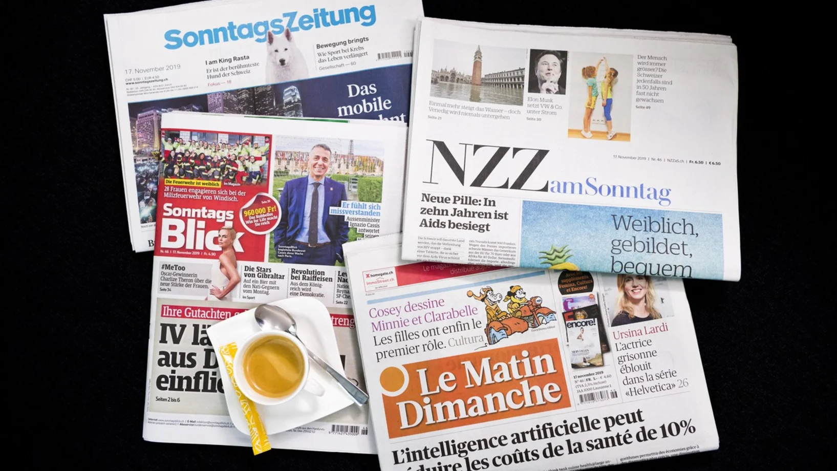 Sonntagszeitungen, Bild 