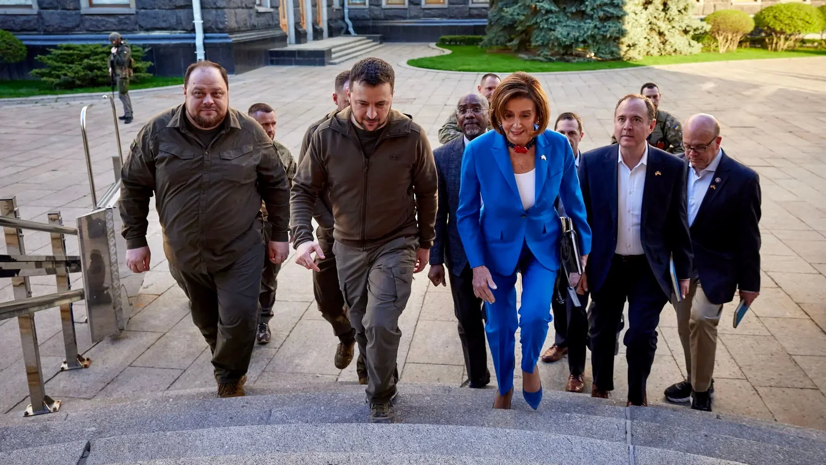 Selenskyj, Pelosi in Kiew