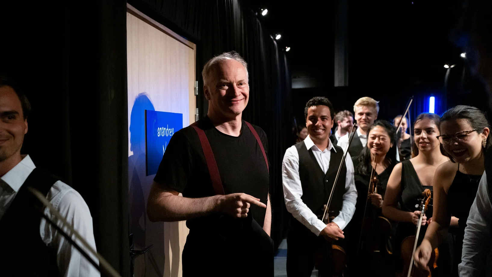 Martin Engström mit Musikern