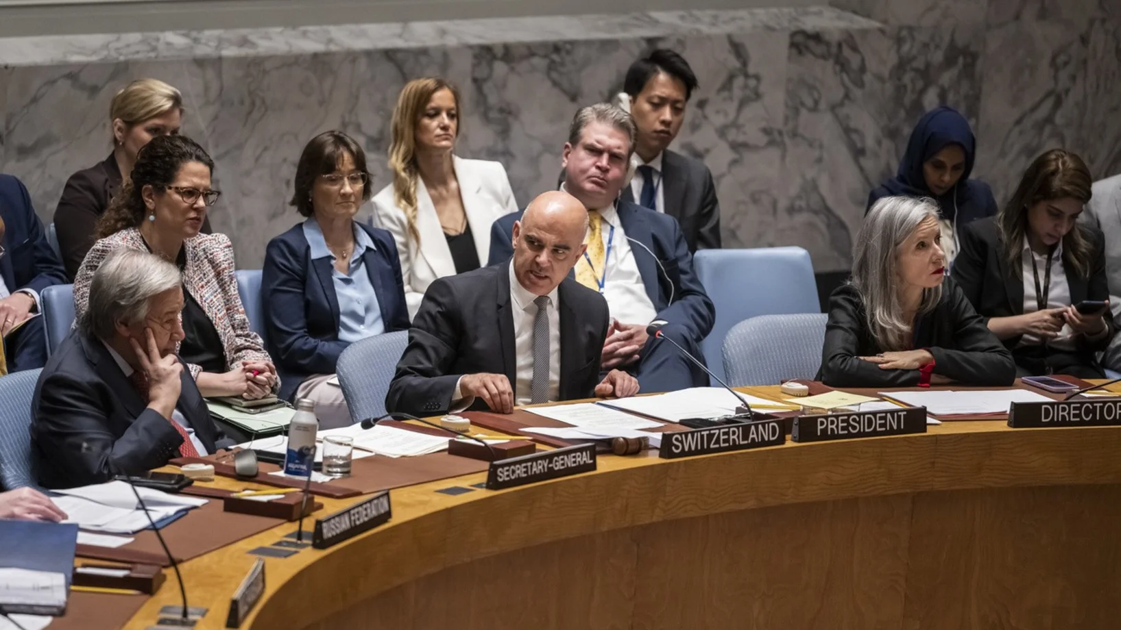 Berset, Uno-Sicherheitsratssitzung