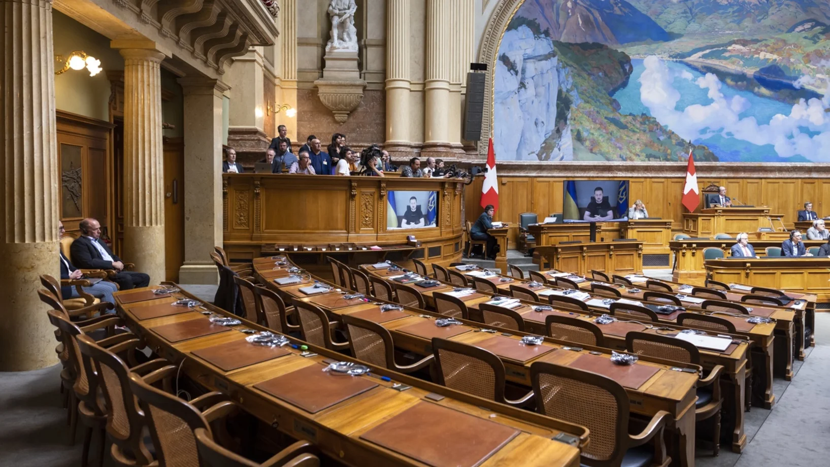 Selenskyj-Rede im CH-Parlament