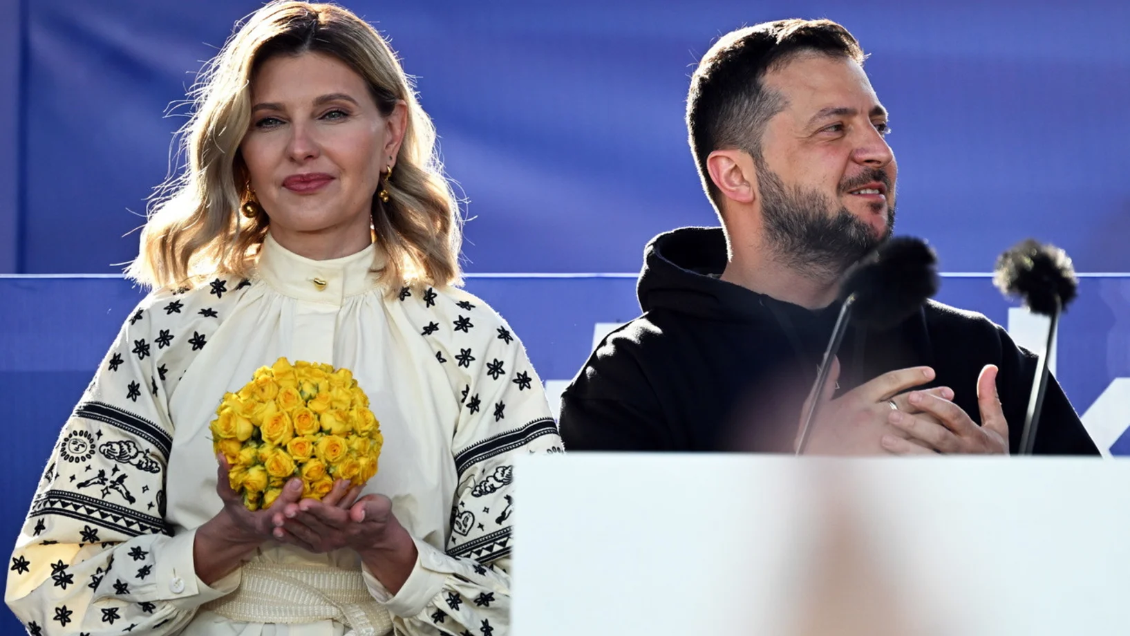 Olena und Wolodymyr Selensyj