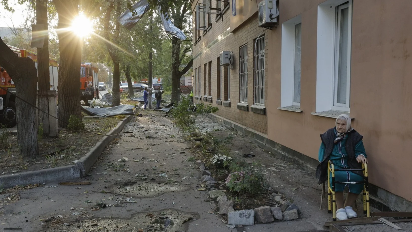 Kiew, Raketenangriff